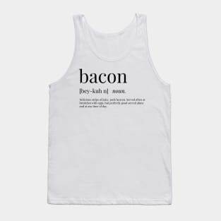 Bacon Definition Tank Top